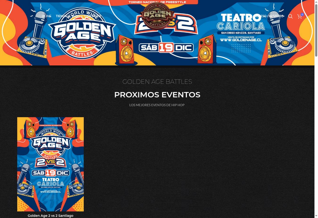 Sitio web Golden Age